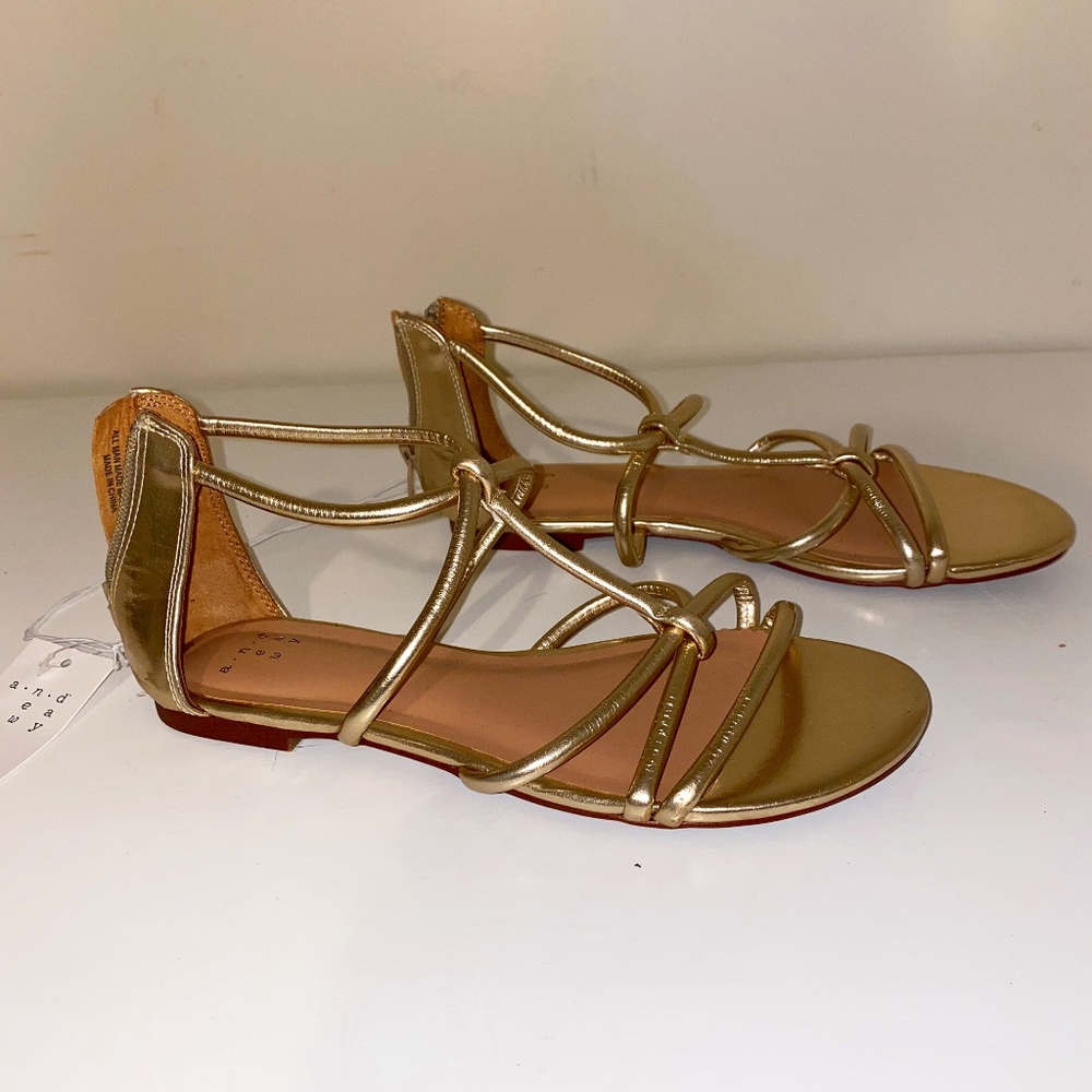 Gladiator Sandals | Gold | NWT